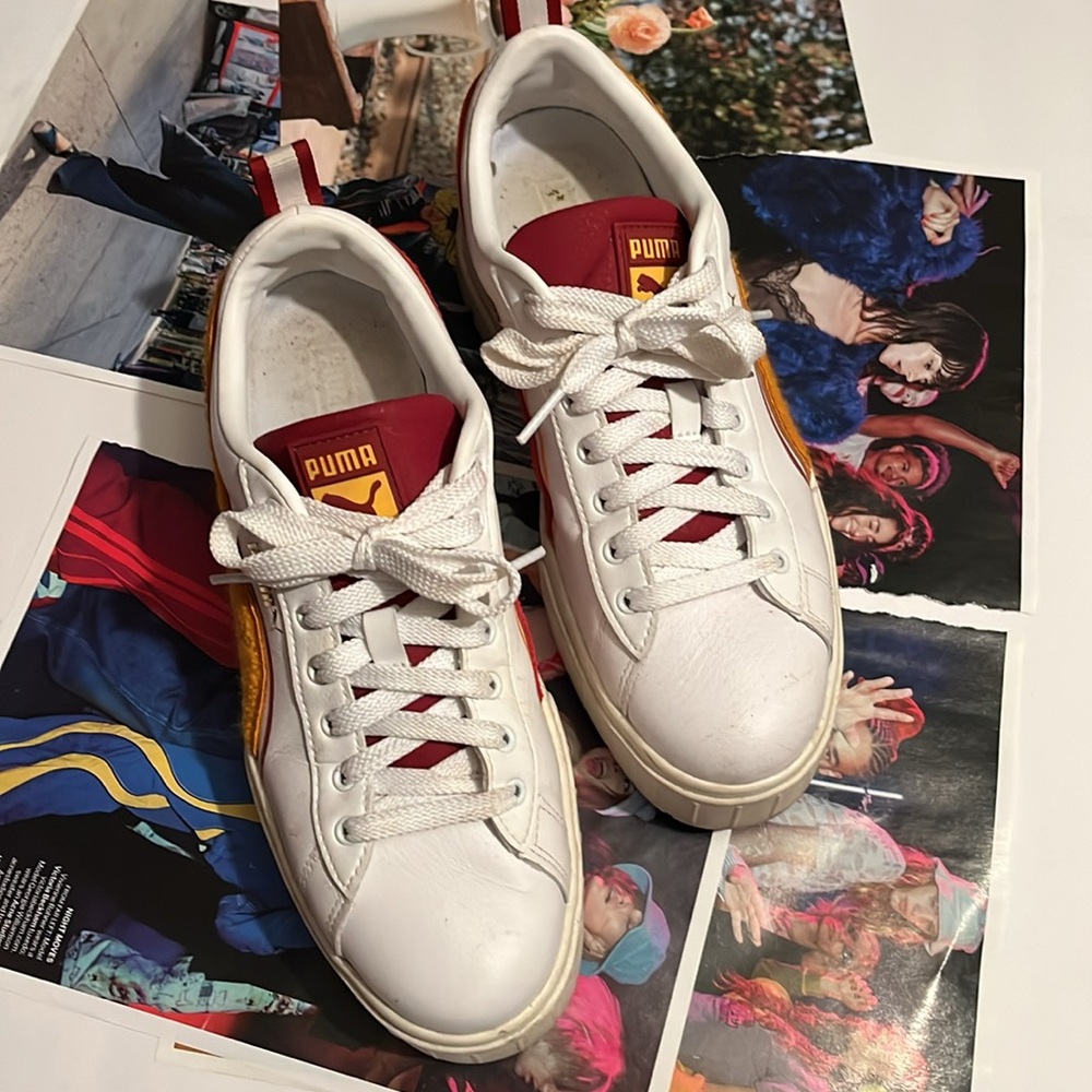 PUMA woman’s Mayze Heritage Logo Platform sneakers size 10 - Picture 14 of 14